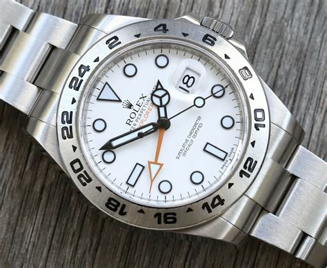 rolex explorer ii new old stock|rolex explorer 2 polar dial.